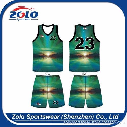 Easy to use high quality elastane international basketball jerseys